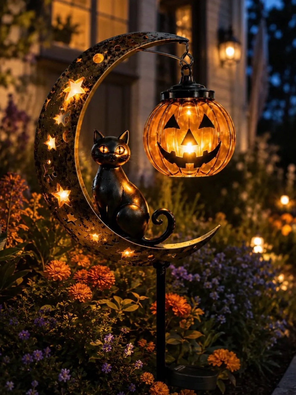 Halloween Solar Garden Stake; NIP - Picture 1 of 6